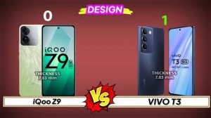 Vivo T3 vs iQoo Z9 Comparison 🔥Which will Win?✅