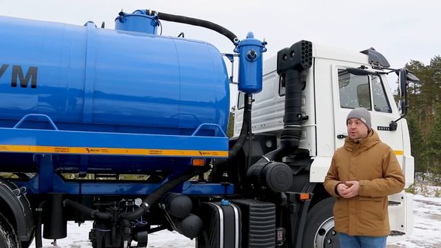 Вакуумные машины МВ-12 КАМАЗ-65115