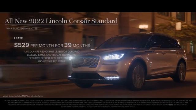 Lease a New 2022 Lincoln Corsair Today смотреть онлайн