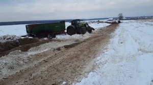 Трактор буксует