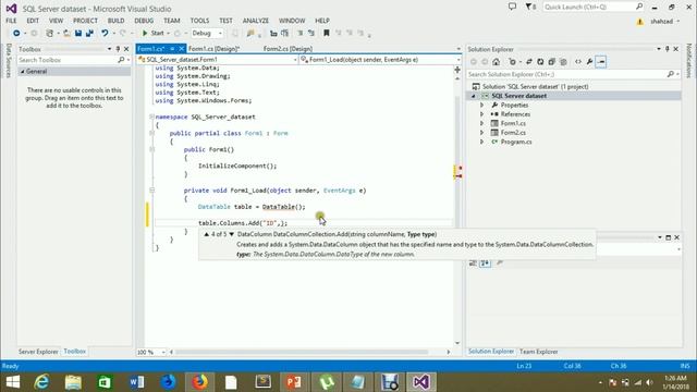 How To Populate DataGridView From DataTable In C# | Visual Studio