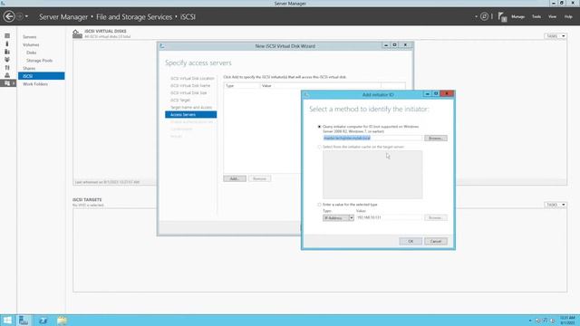 Configuring iSCSI Storage Server On Windows Server 2012