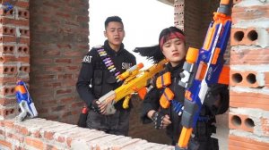 Nerf Guns War: Police Men Of SEAL TEAM Fight Eliminates Dangerous Criminal Group
