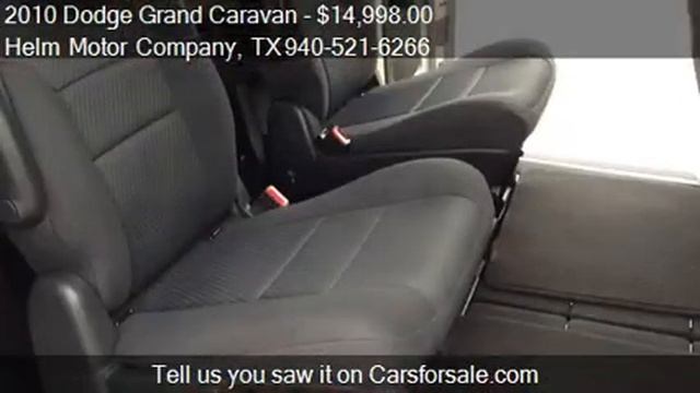 2010 Dodge Grand Caravan SXT - for sale in Graham, TX 76450 смотреть онлайн