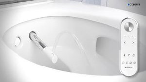 Geberit Акваклин Mera Classic - функции унитаза-биде