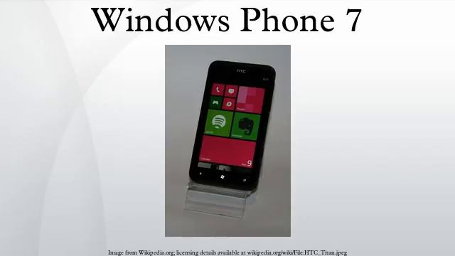 Windows Phone 7 смотреть онлайн