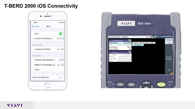 VIAVI T-BERD/MTS 2000 - iOS Connectivity смотреть онлайн