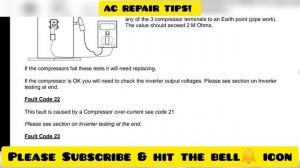 LG inverter AC error code list | Error code  troubleshooting @ACREPAIRTIPS