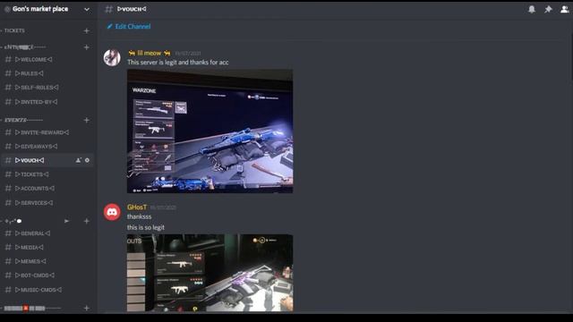 LEGIT SERVER Gon's Market Place Discord link in description смотреть онлайн