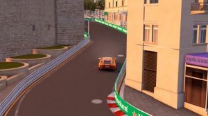 Assetto Corsa. Vuelta en Baku con Lamborghini Aventador