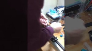 Sanou K02-63  63 mm 4 jaw chuck axiality error test on Tesbih Kutusu precission lathe .