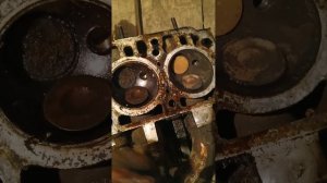 снял головку на москвиче 412. не работает поршень. разбор двигателя