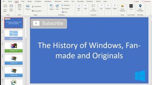 The History of Windows(Fan-made and Original ones)