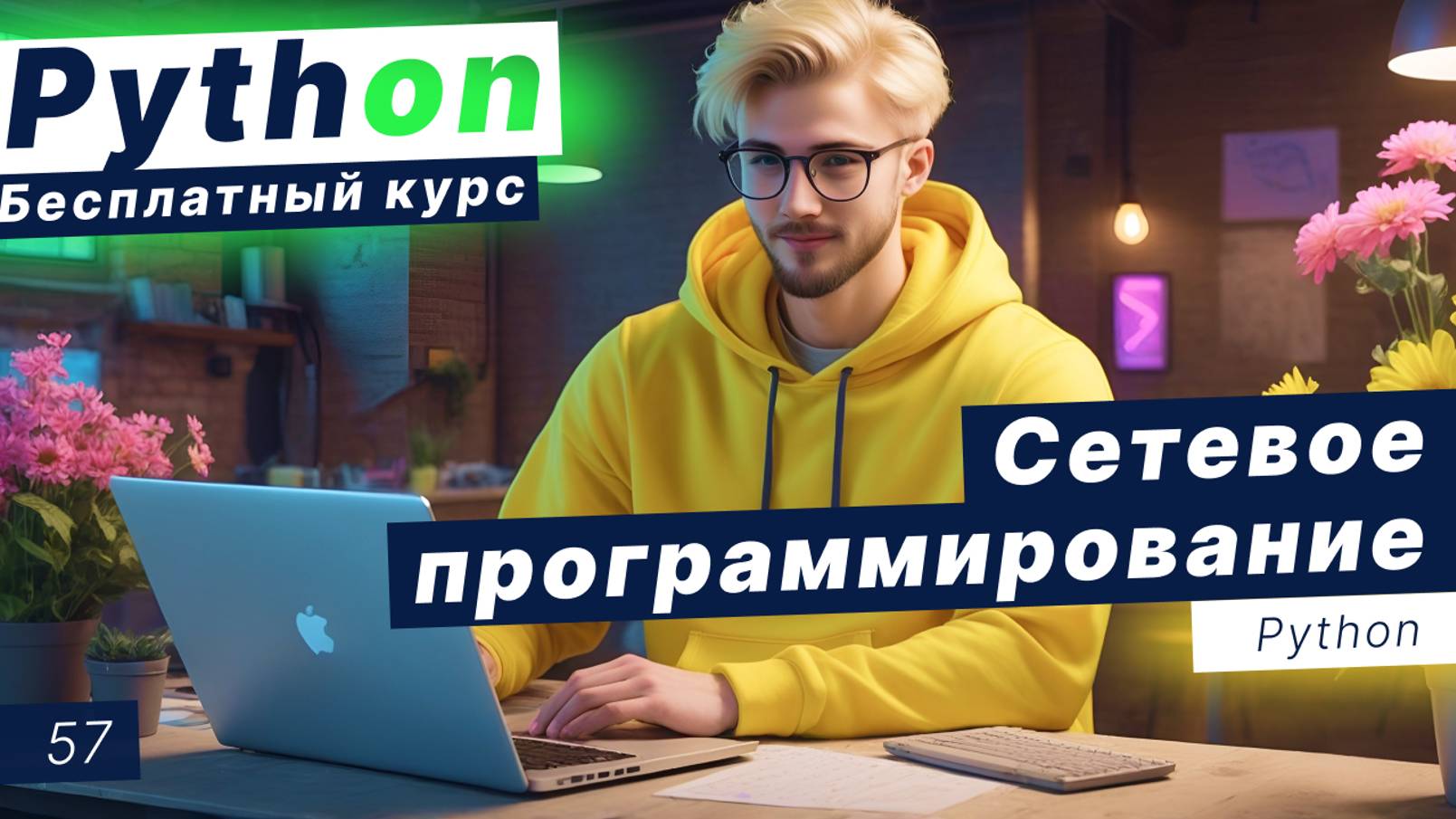 Урок 57. Сетевое программирование в Python. Модуль Socket. Создание клиент-серверного приложения