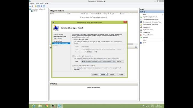 Hyper v no Windows 8 Configurações Iniciais смотреть онлайн