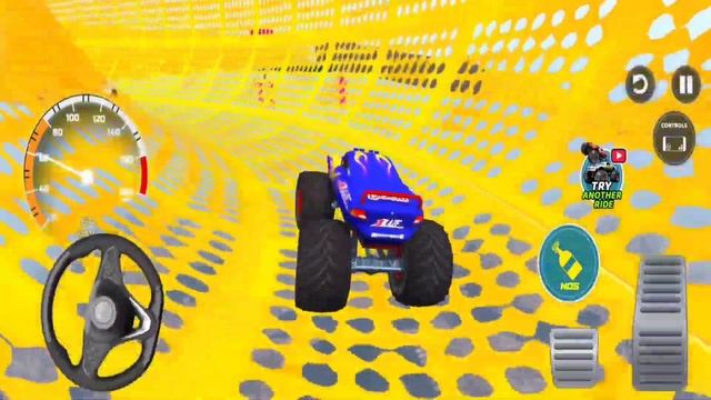 Truck Monster Sport Racing Mega Ramp - Mobil Balap Truck Simulator Android Gameplay