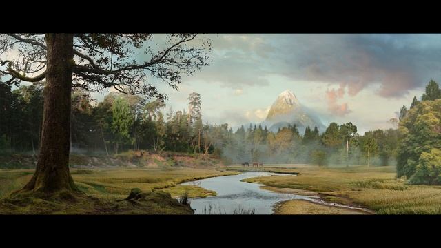Hut Matte painting Making of смотреть онлайн