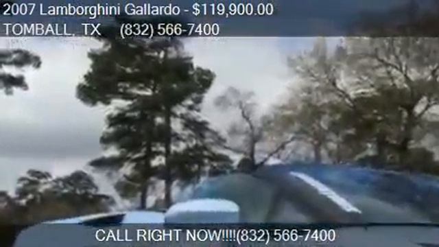 2007 Lamborghini Gallardo Spyder for sale in TOMBALL, TX 773 смотреть онлайн