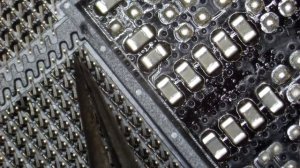 Ремонт сокета под микроскопом