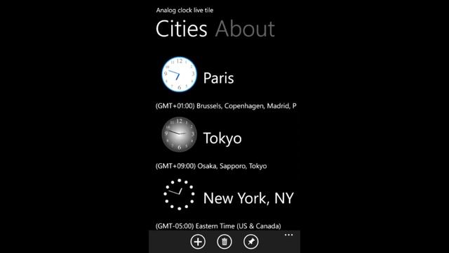 Analog Clock Live Tile for windows phone 7.5 смотреть онлайн