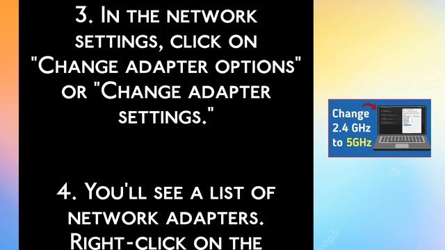 How to Change From 2.4 GHz to 5GHz Wireless Network Adapter in Windows 11/10/8/7 (EASY) смотреть онлайн