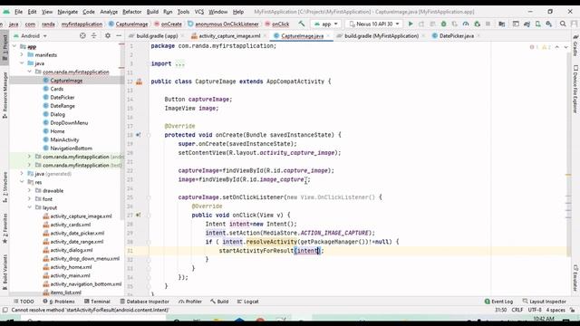 💥💥 Capture Image in Android Studio 💥💥#image #image_view #camera #phone смотреть онлайн
