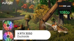 KFA2 X GeForce RTX 3050 Black | Duckside | 1080p (Full HD) разрешение