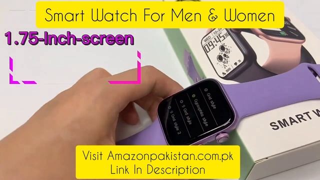 BEST SMART WATCH FOR MEN & WOMEN | FITNESS TRACKER WATCH | AMAZON PAKISTAN смотреть онлайн