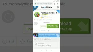How to domload pvz 2 old version