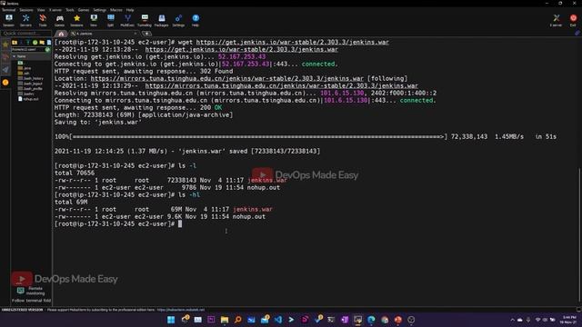 07 -  Run JENKINS.WAR file in Linux(AWS EC2) | Jenkins 2022