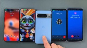 Meet, iCaller, Botim, Twinme & Bip Pixel 8 Pro + OPPO A54 + Blackview A200 + Xiaomi 13 + Redmi Note