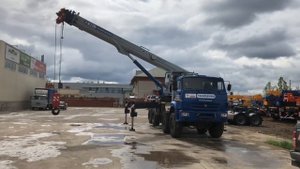 ОБЗОР Автокран Галичанин КС-55729-5B на шасси КАМАЗ 63501(32 тн.)