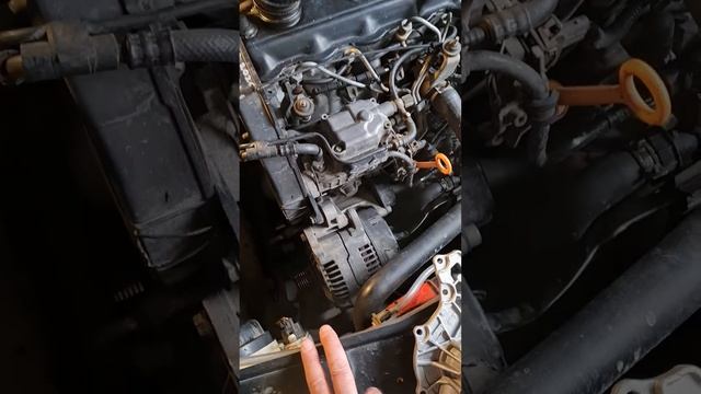 Zamena vodene pumpe 1 deo 1 9 tdi 66 kv bez skidanja zupcastog kaisa смотреть онлайн