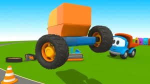 Çizgi film - Küçük kamyon Leo iş başında! Çocuklar için seçkin bölümleri Türkçe izle!