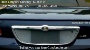 2004 Chrysler Sebring LX 2dr Convertible for sale in Frederi