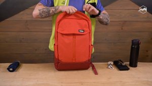 Рюкзак Thule Lithos 20L Lava/Red Feather. Обзор за 60 секунд