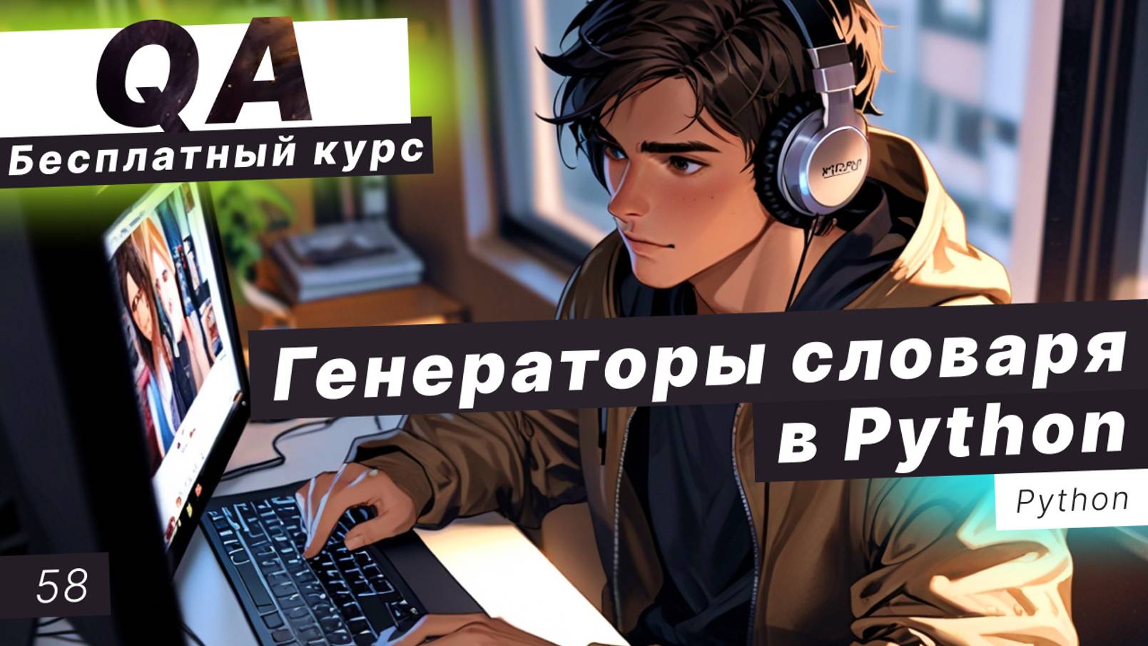 Урок 58. Генератор словаря и его использование в Python