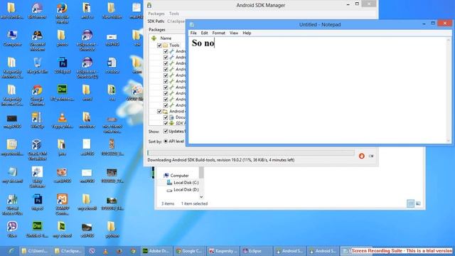 Android SDK manager install Part 02 смотреть онлайн