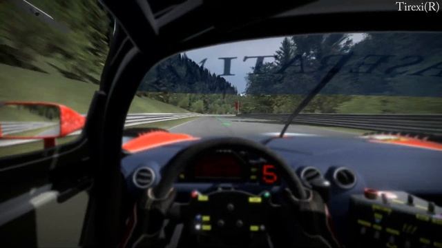 NFS Shift Nordschleife with Maserati MC12 GT1 HD gameplay смотреть онлайн