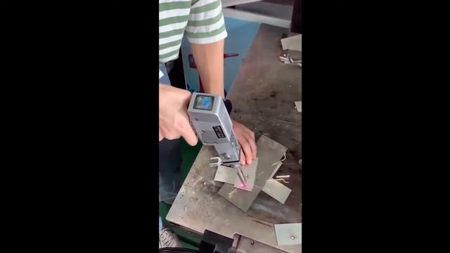 ✅ Точечная сварка.  Лазерный сварочный аппарат.  Головка Qilin.
