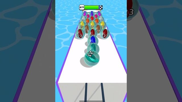 Marble Run 3D - Ball Race Gameplay Android, iOS ( Level 674 - 681 ) смотреть онлайн