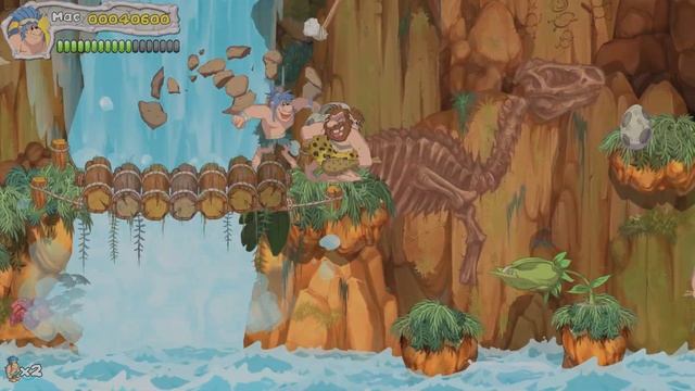 New Joe & Mac: Caveman Ninja primera partida. смотреть онлайн