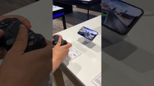 Playing Asphalt on ios 13 with a PS4 Dualshock 4 controller