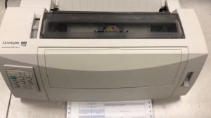 Lexmark 2590n+ dot matrix form printer