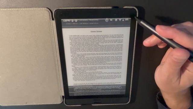 Moon Reader on Boox Nova 3 смотреть онлайн