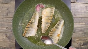 Филе судака с кунжутом и мятой