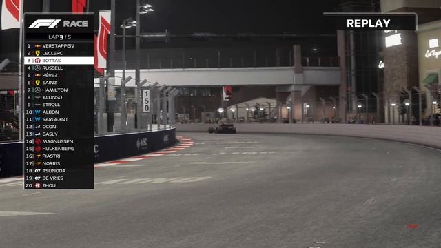 F1 2023 (Sauber) Alfa Romeo C43 2023 @ USA Las Vegas (AI Difficulty 60)