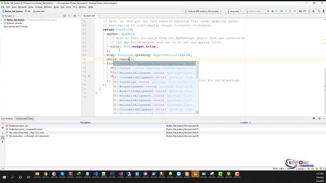 Flutter Tutorial - Value Widgets #6 Flat Button