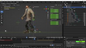 22. Creating the left walk forward cycle