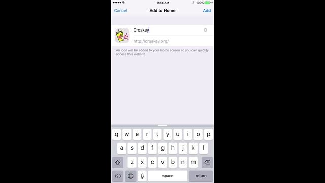 Adding Croakey website icon to iOS home screen смотреть онлайн